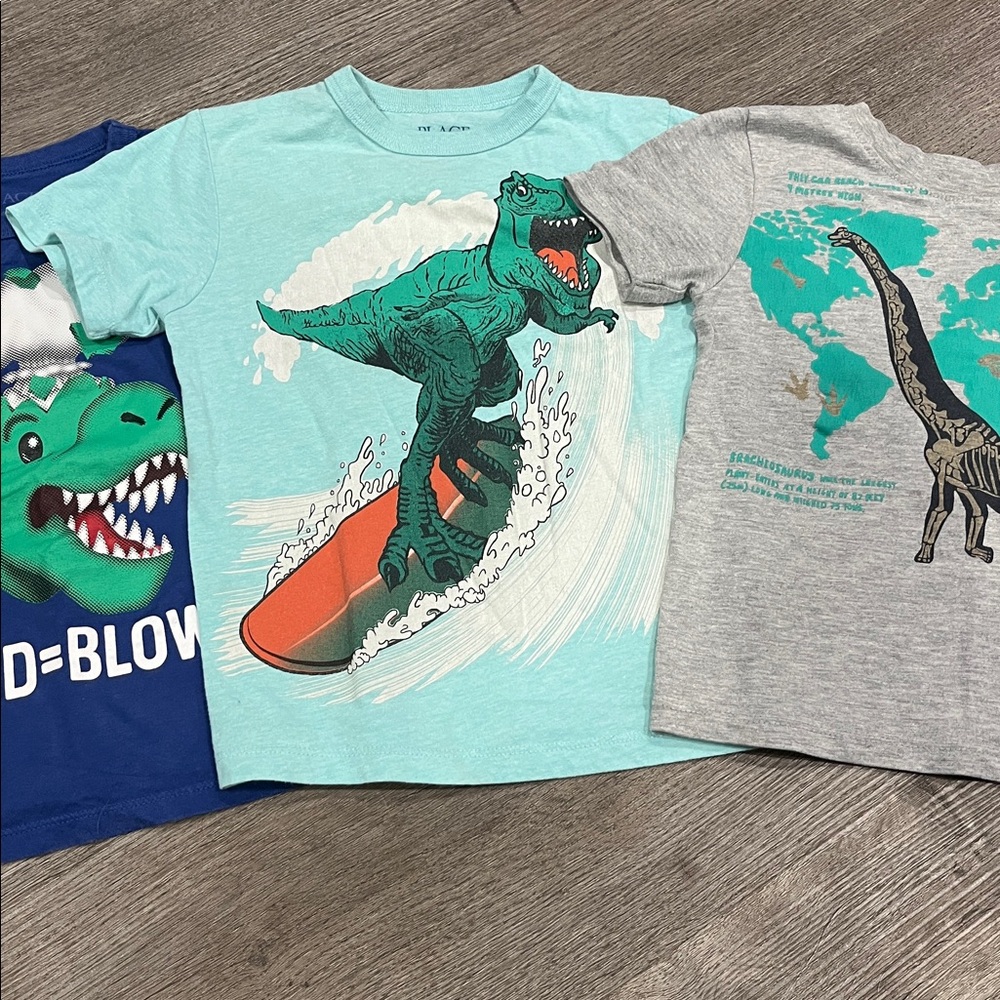 Dinosaur Graphic T-Shirts Set
